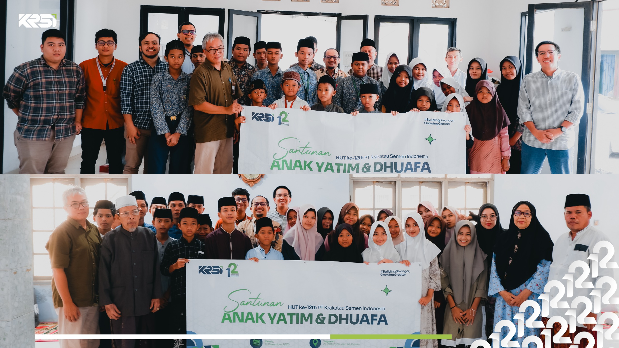 Tandai 12 Tahun Berkiprah, KRSI Beri Santunan Santri YPI Al-Khairiyah dan YPI Al-Itmam Cilegon